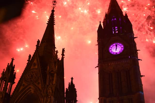 Manchester’s new year’s eve fireworks in previous years Credit: Shutterstock