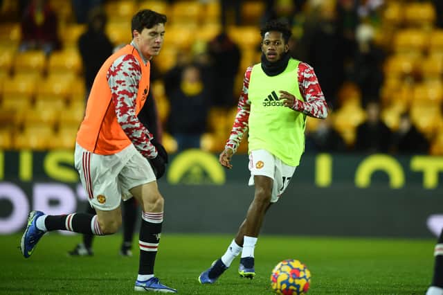 <p>Manchester United players returned to training on Tuesday. Credit: Getty.</p>
