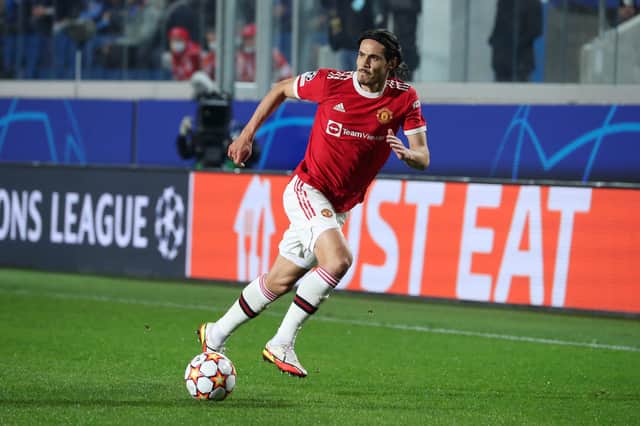 Edinson Cavani of Manchester United Credit: Getty Images
