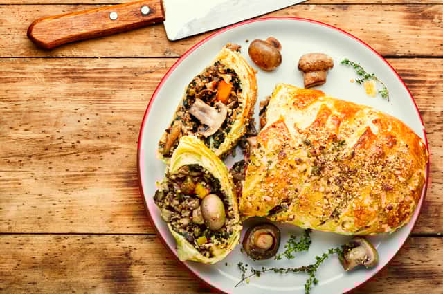 An example of a veggie wellington Credit: Shutterstock