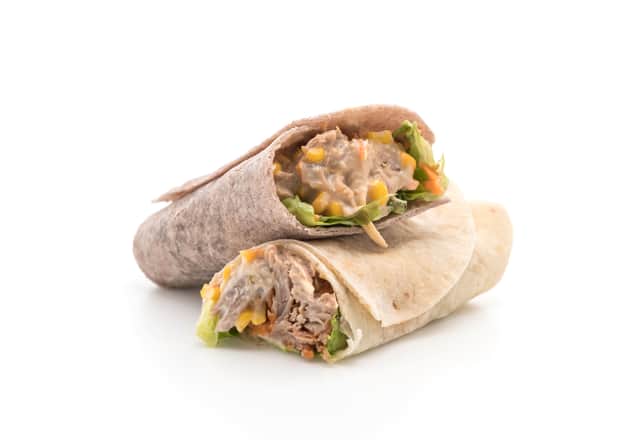 Tuna wrap for tea, anyone? Credit: Shutterstock