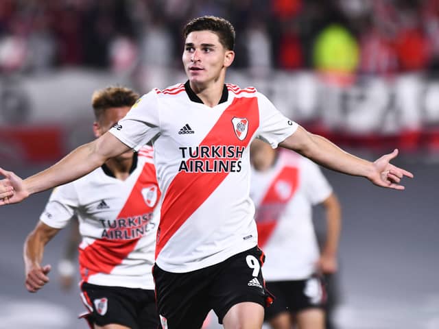 Julian Alvarez of River Plate Credit: Getty