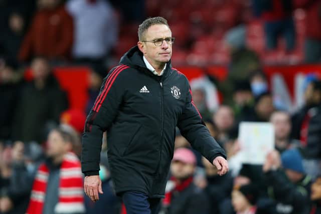 Ralf Rangnick has previously said any player who wishes to leave Manchester United will be allowed to move for the right price. Credit: Getty.