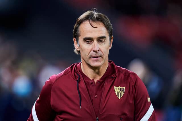 Sevilla are managed by former Spain manager Julen Lopetegui. Credit: Getty.