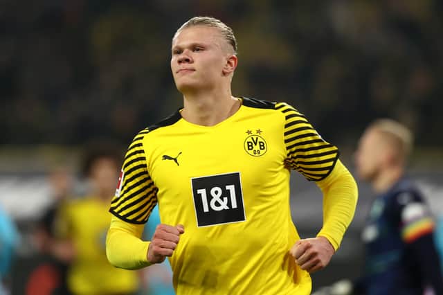 <p>Manchester City have been repeatedly linked with a move for Erling Haaland. Credit: Getty.</p>