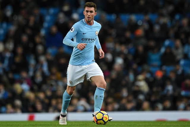 Laporte made his Man City debut in January 2018. Credit: Getty.