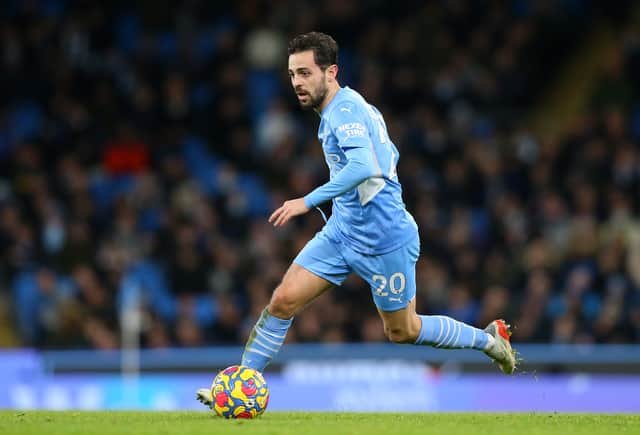 <p>Bernardo Silva has been phenomenal for Man City this season. Credit: Getty.</p>