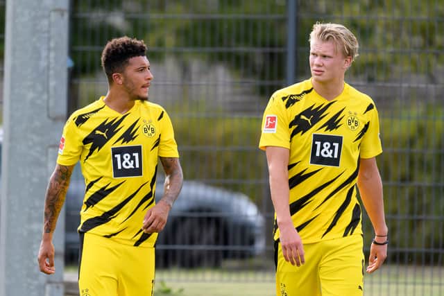 Sancho and Haaland at Dortmund
