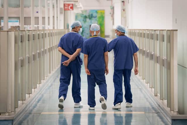 Staff absences from work due to Covid-19 have continued to rise in Greater Manchester’s hospitals. Photo: Getty Images 