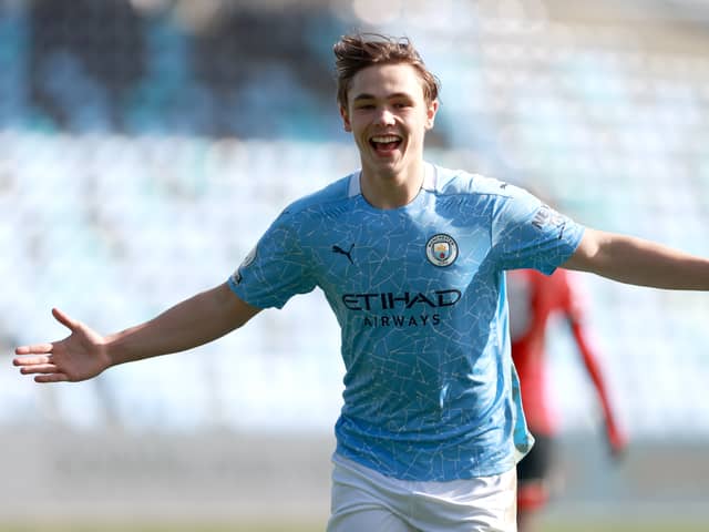Callum Doyle is out on loan from Manchester City now Credit: Getty