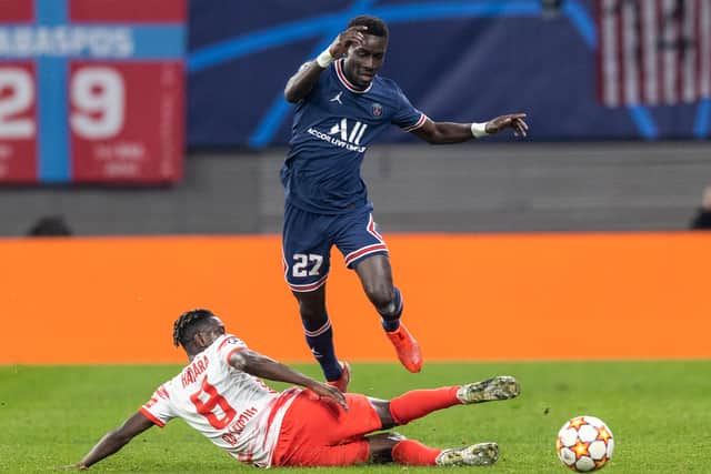 Amadou Haidara of RB Leipzig  - could he join United? Credit: Getty Images