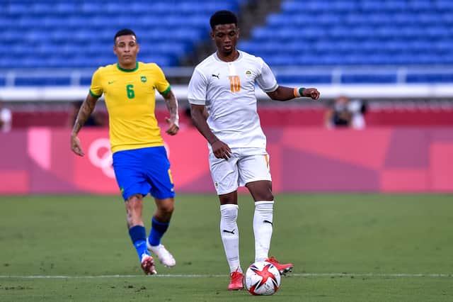Amad represented Ivory Coast at last summer’s Olympics. Credit: Getty.