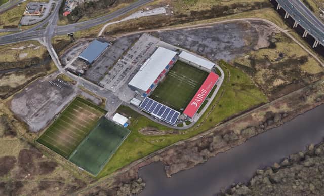 <p>The AJ Bell stadium Credit: Google Maps</p>