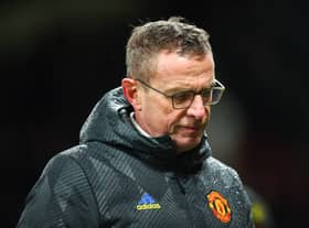 Manchester United interim head coach Ralf Rangnick 