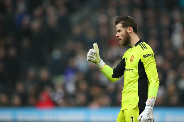 David De Gea was Manchester United’s standout performer in Newcastle. Credit: Getty