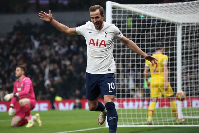 Manchester City are considering a summer move for Tottenham Hotspur striker Harry Kane. (Eurosport) (Photo by Steve Bardens/Getty Images)