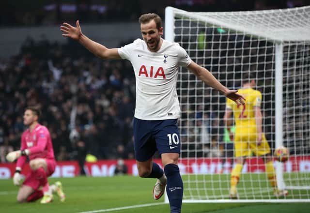 Manchester City are considering a summer move for Tottenham Hotspur striker Harry Kane. (Eurosport) (Photo by Steve Bardens/Getty Images)