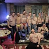 A group of average blokes have released a calendar proudly showing off their ‘dad bods’ Credit: Paul Stechly-Walker SWNS