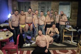 A group of average blokes have released a calendar proudly showing off their ‘dad bods’ Credit: Paul Stechly-Walker SWNS