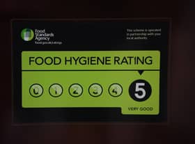 New food hygiene ratings have been awarded