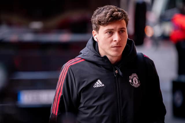 Lindelof replaced Raphael Varane in United’s starting 11 after the latter fell ill in the warm-up. Credit: Getty.