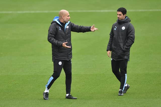 Mikel Arteta was once Pep Guardiola’s assistant. Credit: Getty.