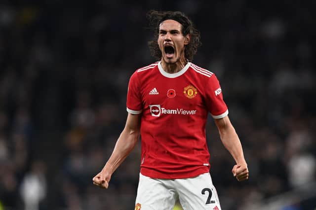 Ralf Rangnick says he will not allow Edinson Cavani to leave Manchester United in January. Credit: Getty.