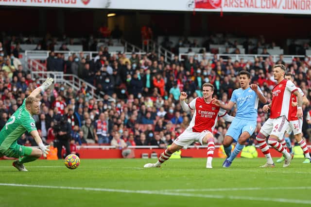 Rodri netted a late winner for Manchester City. Credit: Getty.