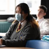 Face masks once again have to be worn in secondary schools (image: Getty Images)