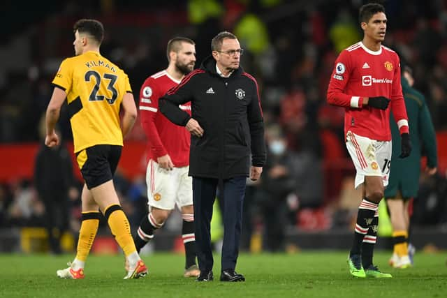 That was Ralf Rangnick’s first loss as Manchester United manager. Credit: Getty.