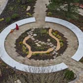 The Glade of Light memorial commemorating the 22 May 2017 terrorist attack at Manchester Arena Credit: Mark Waugh