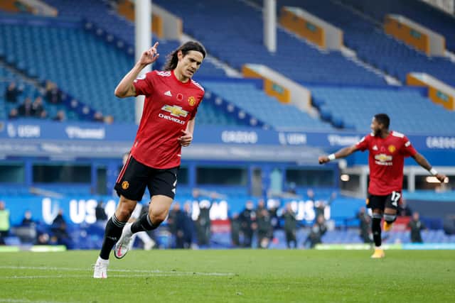 Cavani has been hugely impressive since joining United in 2020. Credit: Getty.