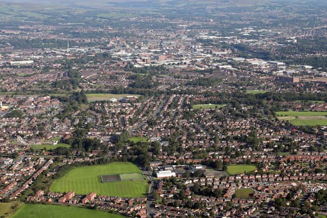 An aerial view of Bolton. Photo: Shutterstock