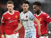 Scott McTominay, Declan Rice and Fred Credit: all Getty Images