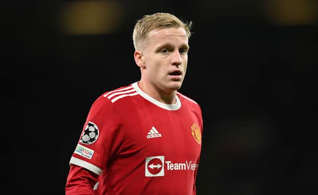 Will Donny van de Beek still be a Manchester United player by the end of the window? Credit: Getty.