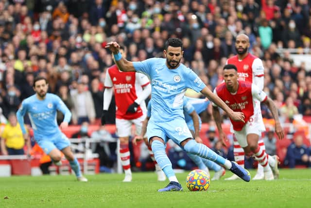 Riyad Mahrez of Manchester City  Credit: Getty