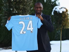  Patrick Vieira signs for Manchester City  Credit: Getty