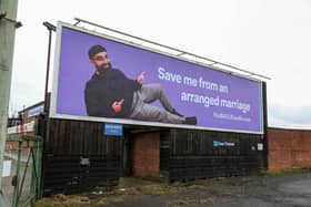 Muhammad Malik has put up billboards to find a wife Credit: SWNS