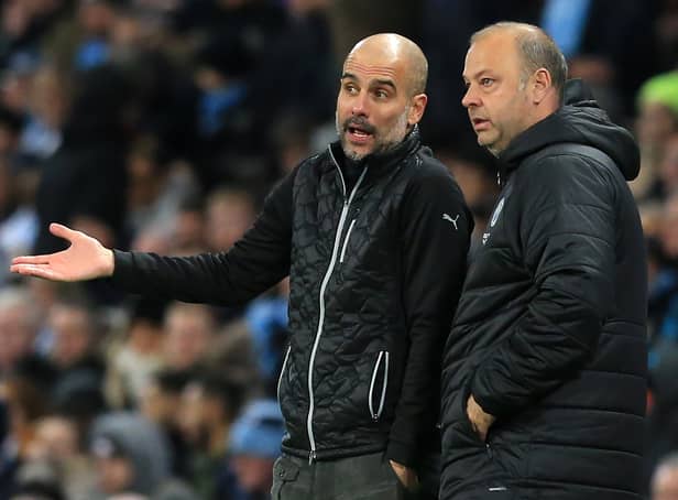 <p>Rodolfo Borrell provided an update on the Covid-19 outbreak at Manchester City. Credit: Getty.</p>