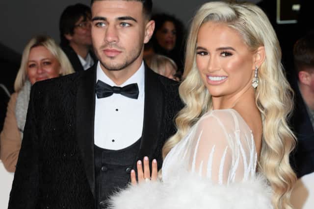 Tommy Fury and Molly-Mae Hague attend the National Television Awards 2020 at The O2 Arena on January 28, 2020 in London, England. (Photo: Gareth Cattermole/Getty Images)