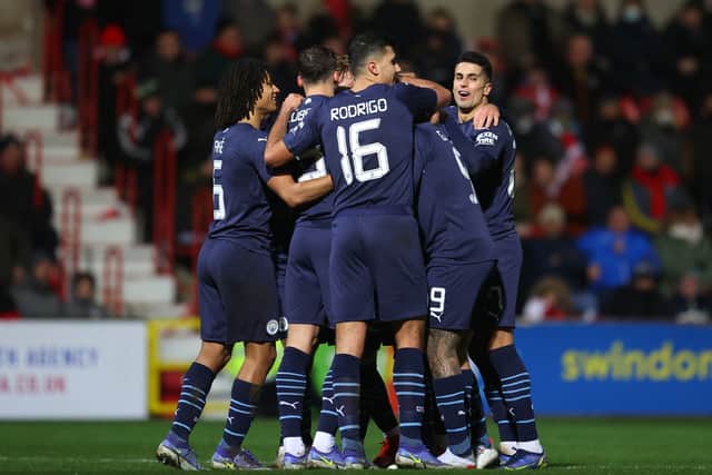 City won easily without being at their best. Credit: Getty.