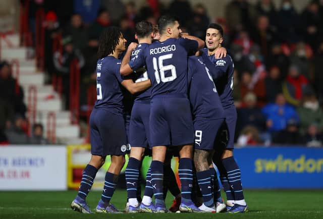 City won easily without being at their best. Credit: Getty.