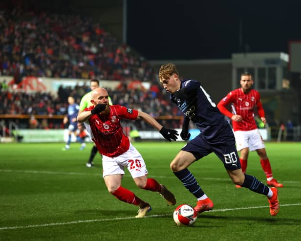 Cole Palmer impressed for Manchester City in the win over Swindon Town. Credit: Getty.