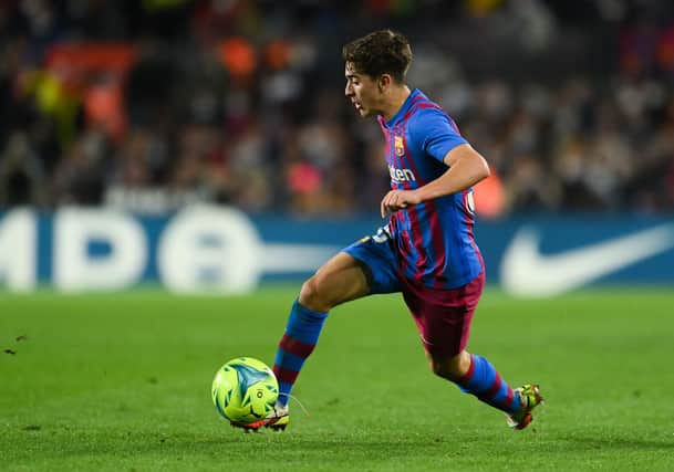 Gavi of FC Barcelona. (Photo by David Ramos/Getty Images)