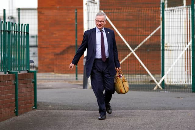 Housing Secretary Michael Gove has set a March deadline for developers to come up with cladding plan (image: Steve Parsons-WPA Pool/Getty Images)