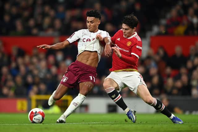 Victor Lindelof returned to the team after a recent Covid absence. Credit: Getty.