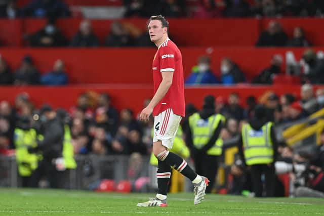 Phil Jones missed Monday’s game with a calf problem. Credit: Getty.