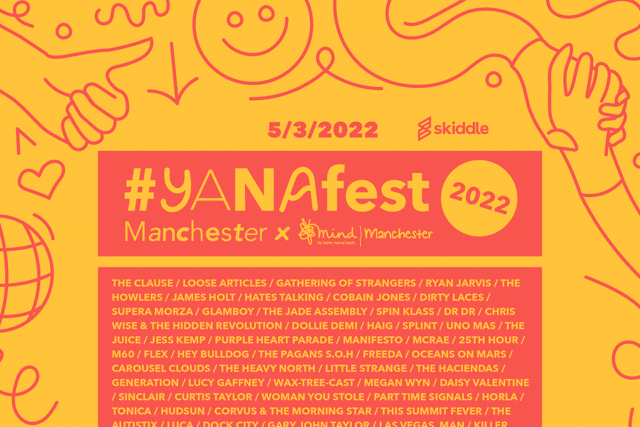 The line-up for the YANA 2022 festival in Manchester 