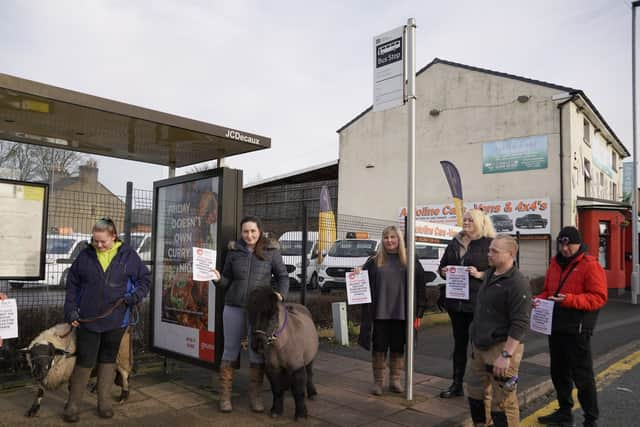 The protest against the Clean Air Zone organised by Jade Hutchinson. Photo: Andrew Clutterbuck