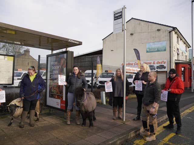 The protest against the Clean Air Zone organised by Jade Hutchinson. Photo: Andrew Clutterbuck